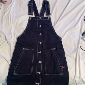 A dickies jean button up dress with pockets!!
